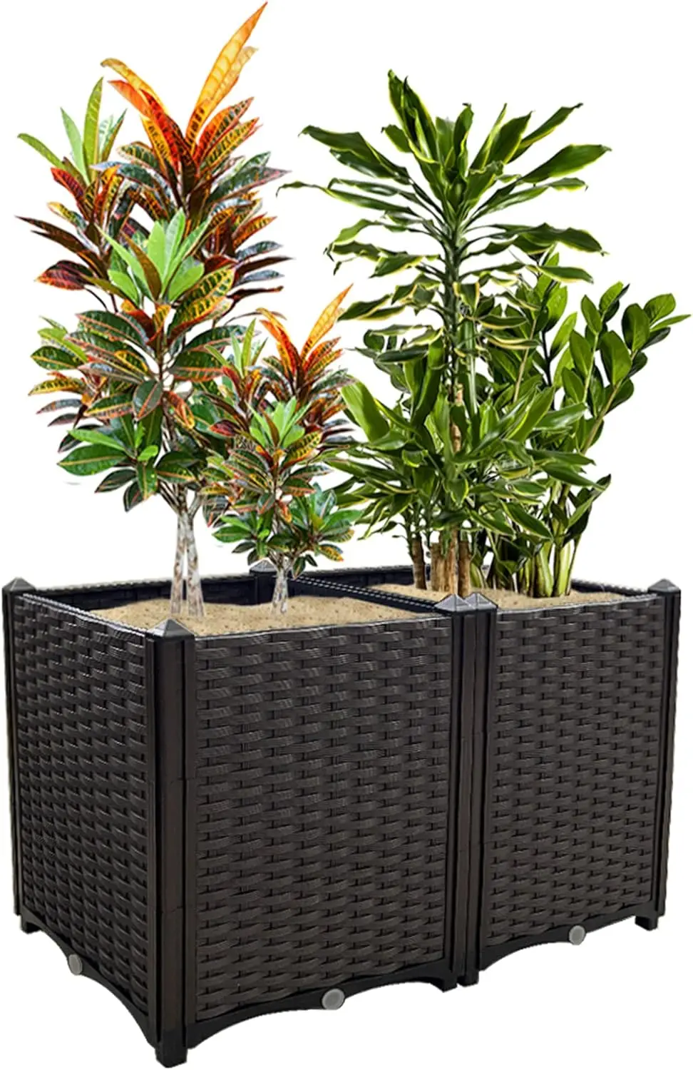 Outdoor Plants Planter Box Elevated Garden Boxes Deepened Plant pots Perfect