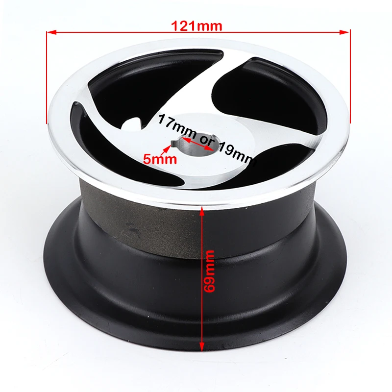 High quality Aluminum alloy rims 4 inch Split wheel hub For Electric Scooter wheelchair 2.80/2.50-4 2.50-4 4\