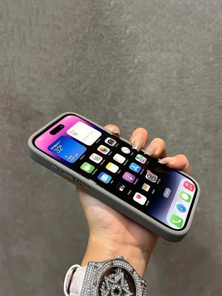 Luxury Clear  Armor For Magsafe Wireless Charging Case for iPhone 15 14 Plus 13 12 11 Pro Max Shockproof Bumper Cover Magnetic