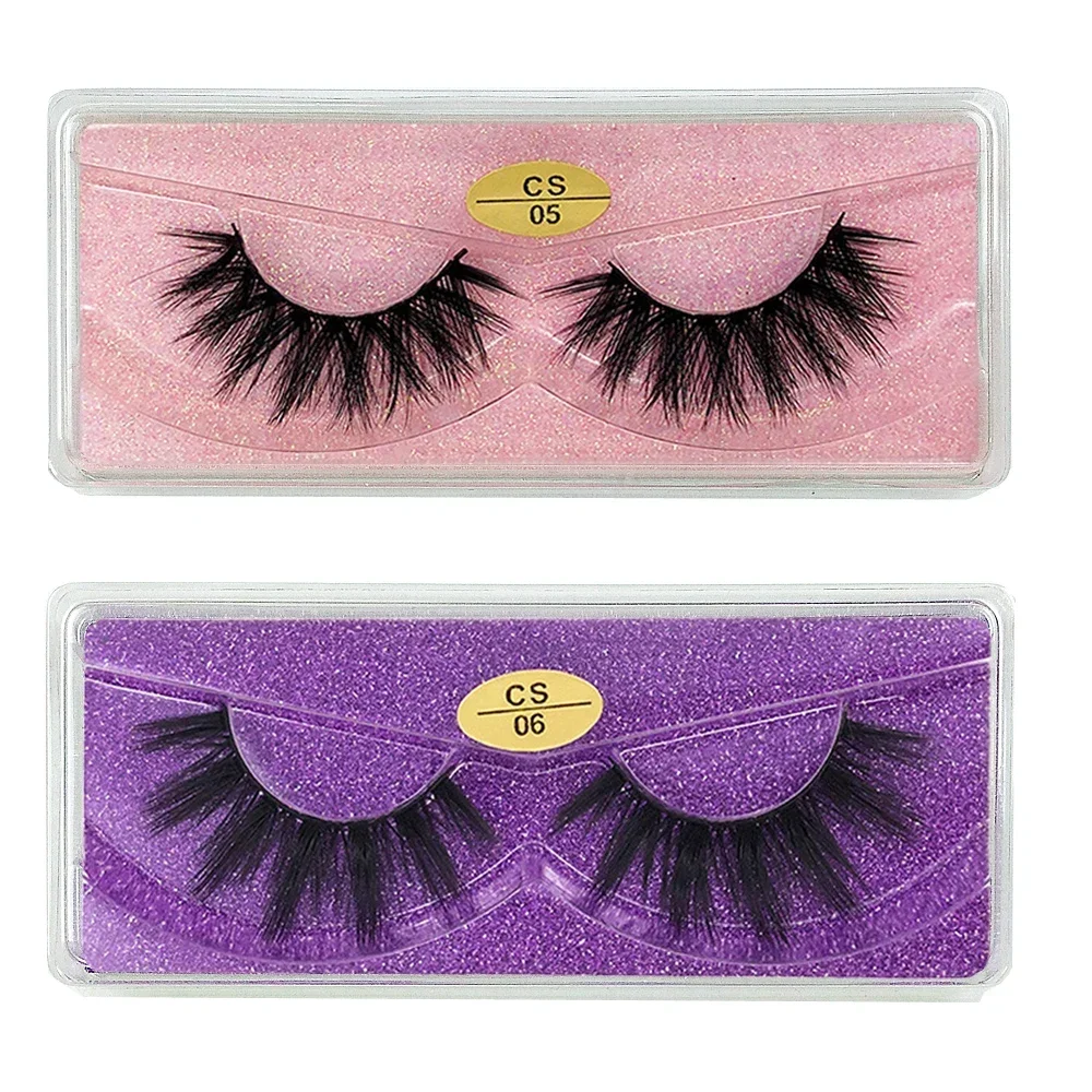 20 Pairs 3D Mink Lashes Bulk Wholesale Natural Fluffy Wispy False Eyelashes Pack Makeup Soft Thick Fake Eyelash Bulk