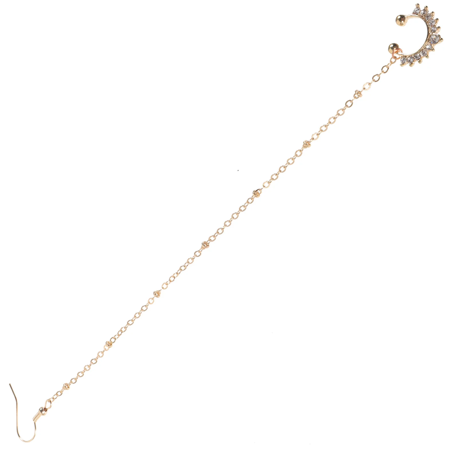 

Nose Ring U Shape Long Dangle Chain Metal Stud Piercing Jewelry for Women Festival Party Clubwear Style Number 9