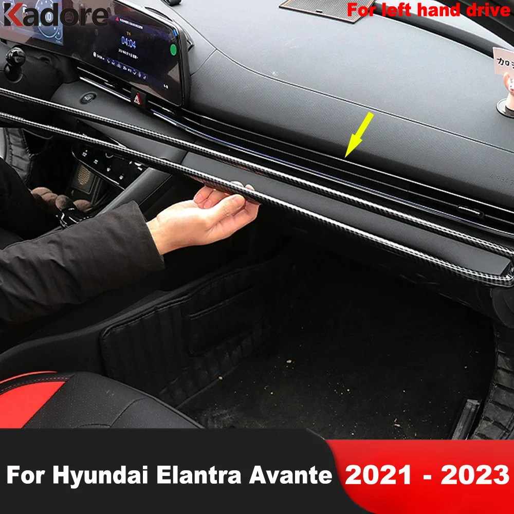 

For Hyundai Elantra Avante 2021 2022 2023 Car Center Console Dashboard Air Condition Vent Outlet Cover Trim Interior Accessories