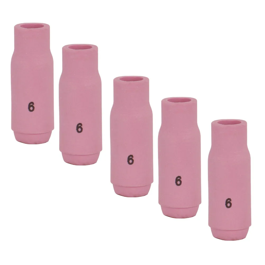 5PCS For TIG Shield Cups Alumina Nozzles 10N48 9 5mm Compatible with For WP17 For WP18 For WP26 and PTA and DB