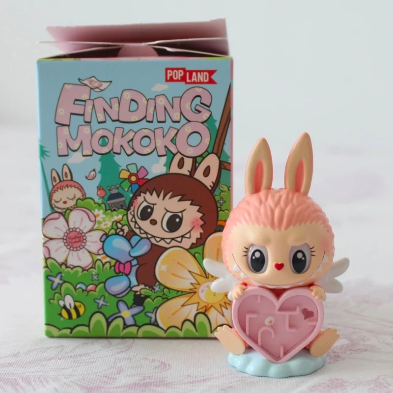 

Подлинная серия Popmart Labubu Finding Mokoko, слепая коробка, милая кукла, игрушка, праздничный подарок, Коллекционная модель, гаражный комплект, загадочная коробка