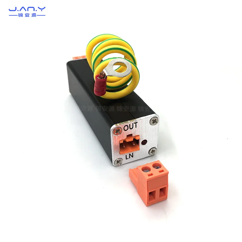 Alimentação Lightning Surge Protector, Monitoramento Camera Módulo de Proteção Tensão, 220V AC, 12V 24V