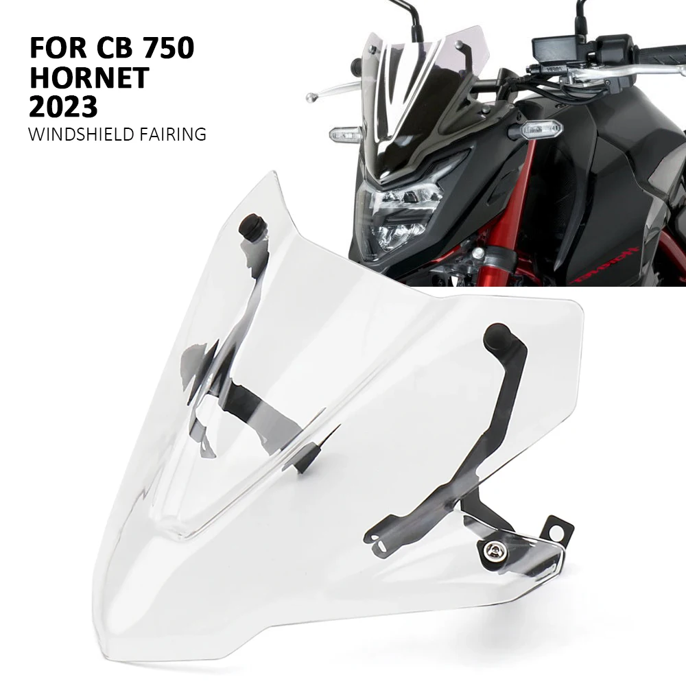 

CB750 HORNET 2023 Accessories Motorcycle Windshield Wind Screen Shield Deflector Protector Cover For HONDA CB 750 hornet