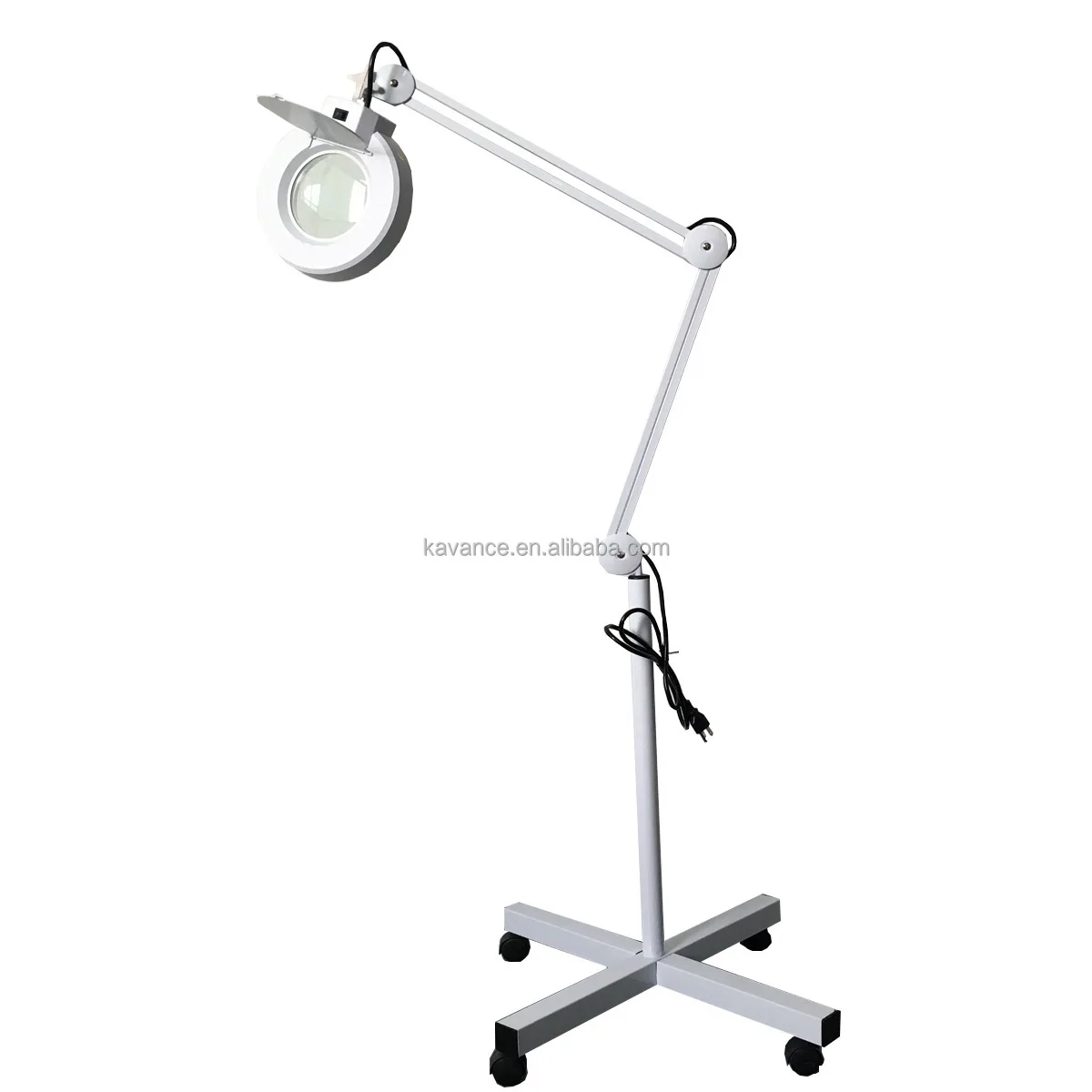 Magnifying glass lamp and facial steamer 2n1 facial steamer with magnifying lamp