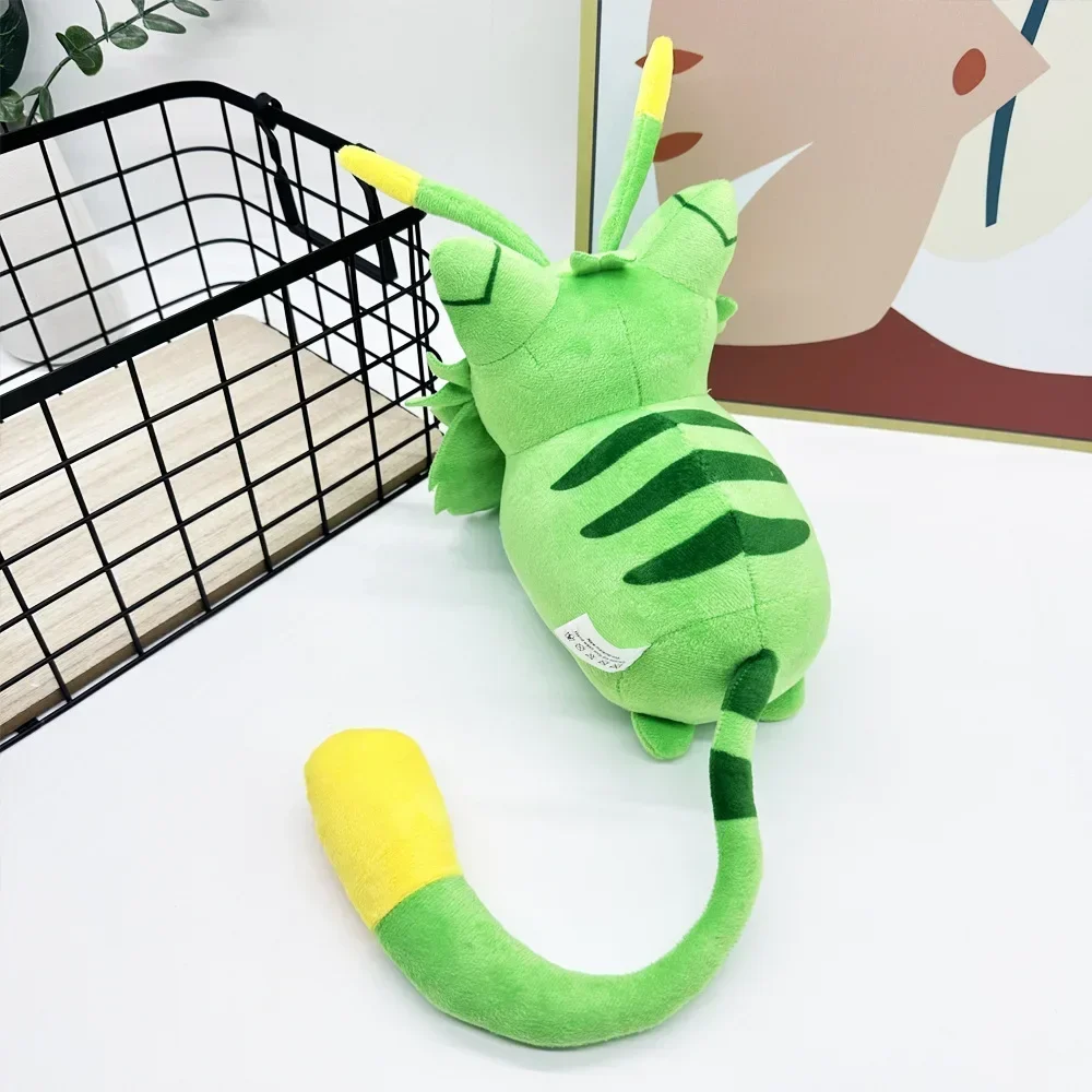 Gnarpy ค้นพบอินเทอร์เน็ตของเล่นตุ๊กตาอะนิเมะแมวสีเขียว Regetevator Plushie ตุ๊กตาหุ่นยนต์ตุ๊กตารูปของขวัญวันเกิดคริสต์มาส