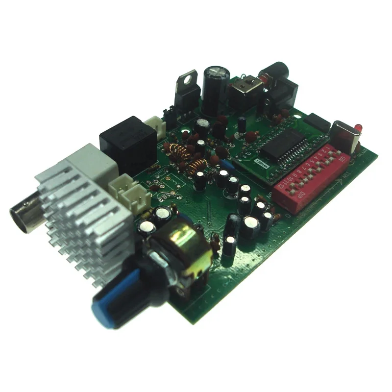 High Stability and High Fidelity Phase-locked Loop 60W FM Receiving Board with Squelch/stereo