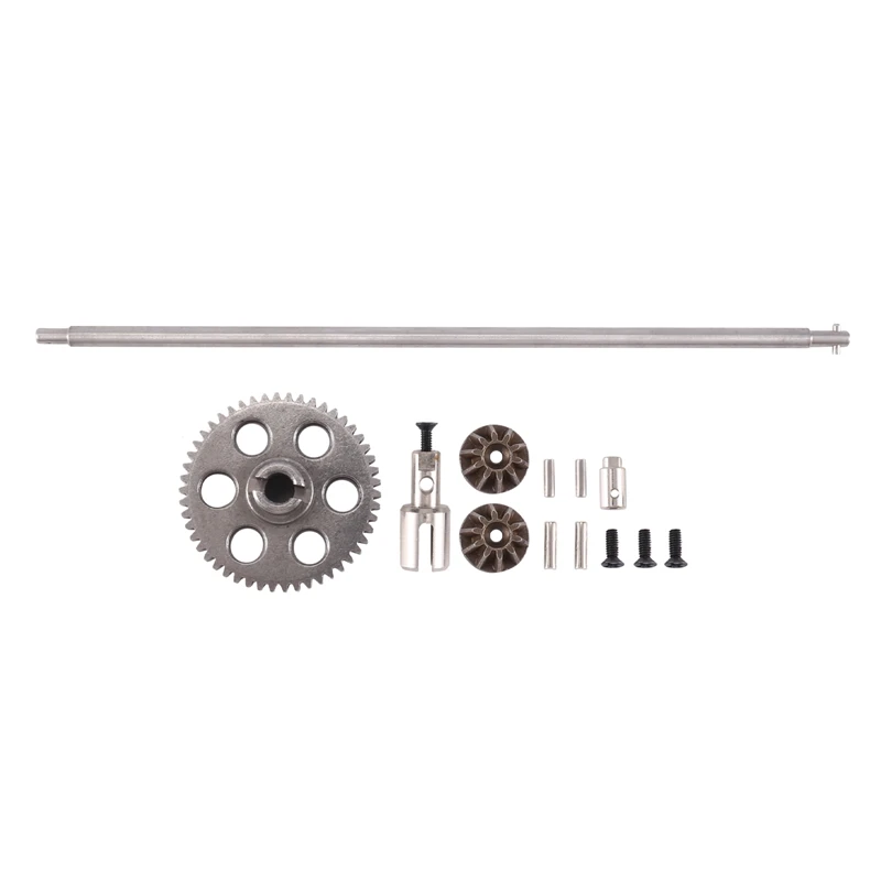 Metal Center Drive Shaft And Spur Gear Kit For HBX HAIBOXING 901 901A 903 903A 905 905A 1/12 RC Car Upgrade Accessory