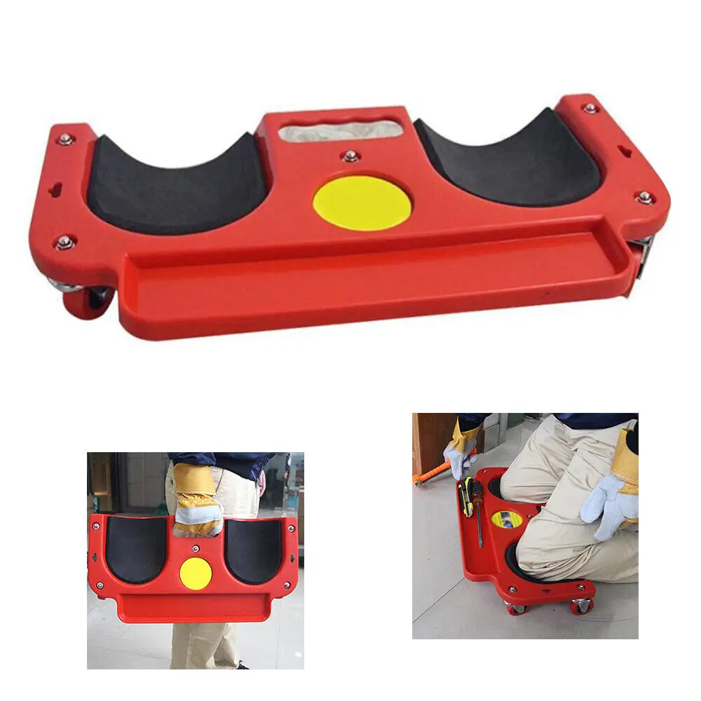 Knee Pad Rolling With Wheels Padded Knee Creeper Used for Work Floor Construction Protection Job Site Tool