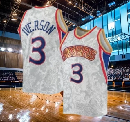 

2025 тренировочные спортивные жилеты и трикотажные изделия NBA с 3D-принтом, удобные, дышащие и повседневные для взрослых и детей 53