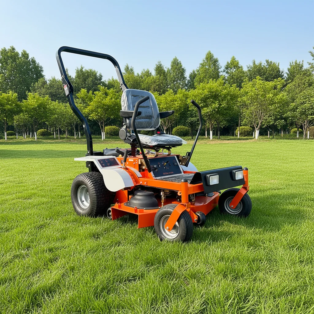 Zero Turn Lawn Mower Riding Commercial Grass Cutting Machine Garden Ride on Mower With Bagger Seat
