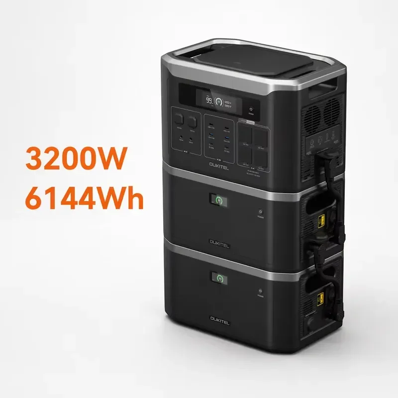 BOLRZO OUKITEL manufactures 3KW 3200W solar generator portable power station portable battery power station with 2048Wh