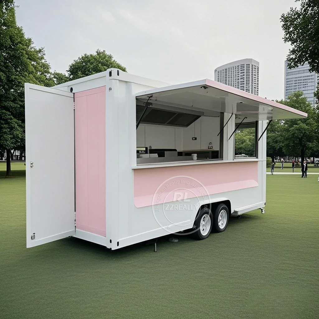 레트로 스타일 컨테이너 카페 이동식 컨테이너 바 레스토랑 커피숍 푸드 키오스크 유럽 표준