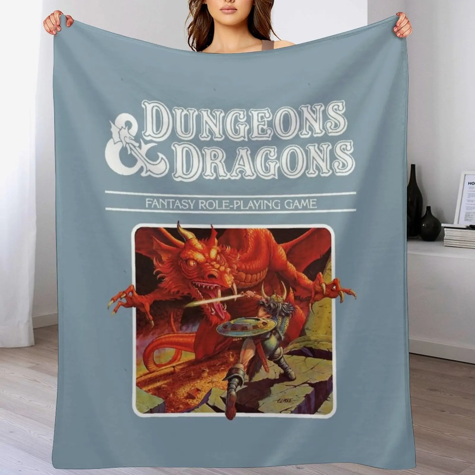 

Dungeons amp Dragons Base Se Throw Blanket valentine gift ideas Plaid on the sofa Custom blankets ands Blankets