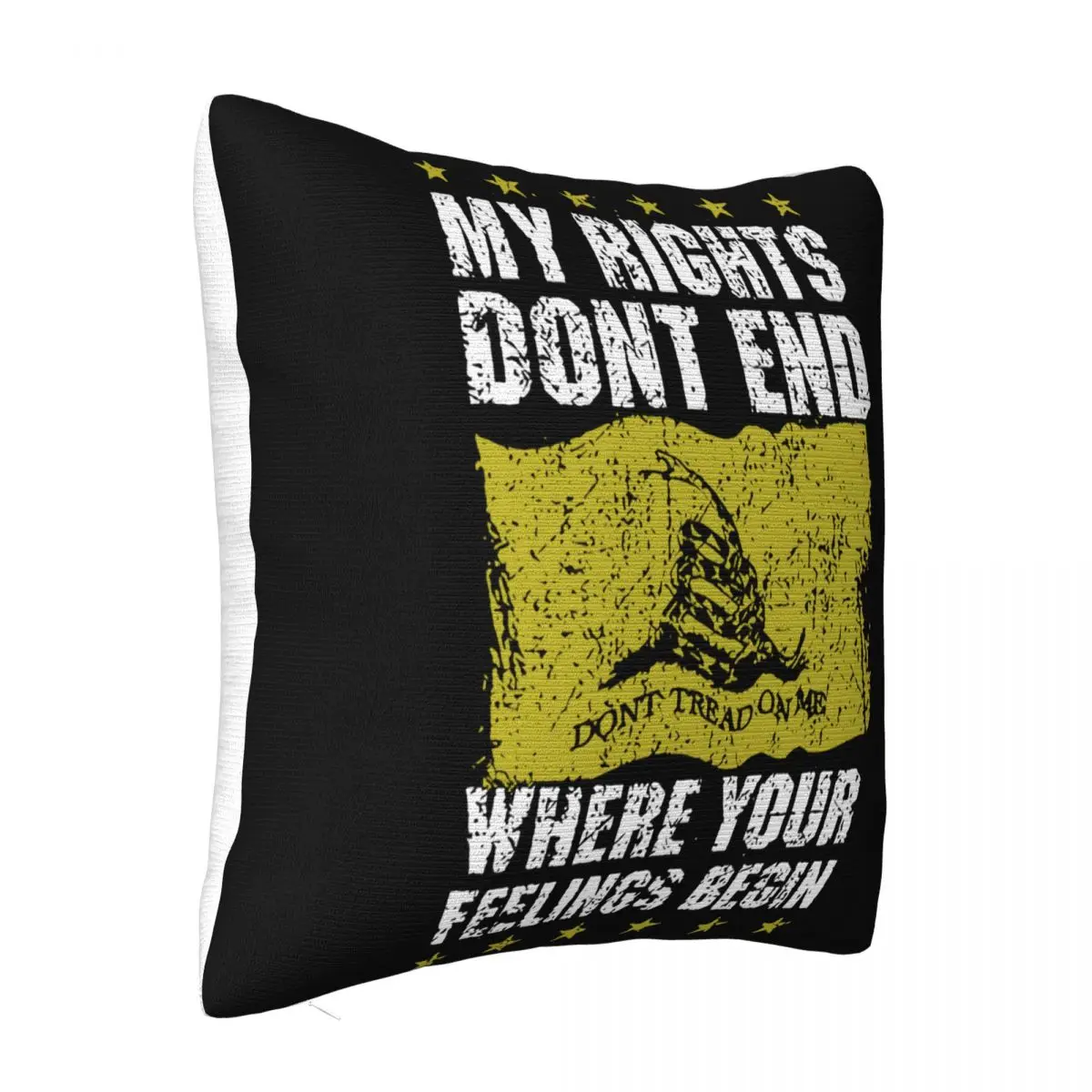 My Rights Dont End Tread On Me Popular Tagless Headband CapWarm Chinese Style Oversize Style Normal Pillow Case