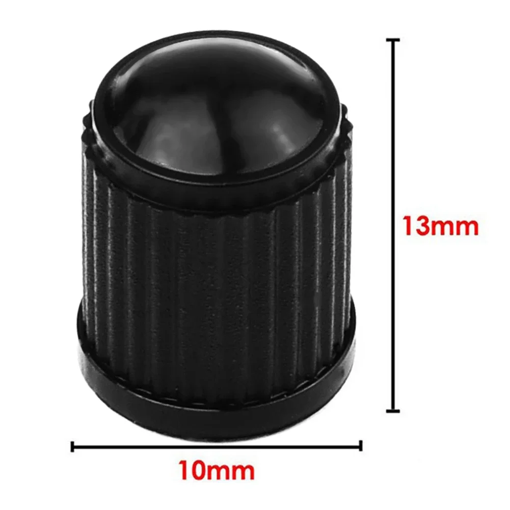 20Pcs Car Tire Valve Stem Cap  Bike Tyre Plastic Cover Dome Shape Dust Valve For Truck Bikes With A Standard Valve Stem