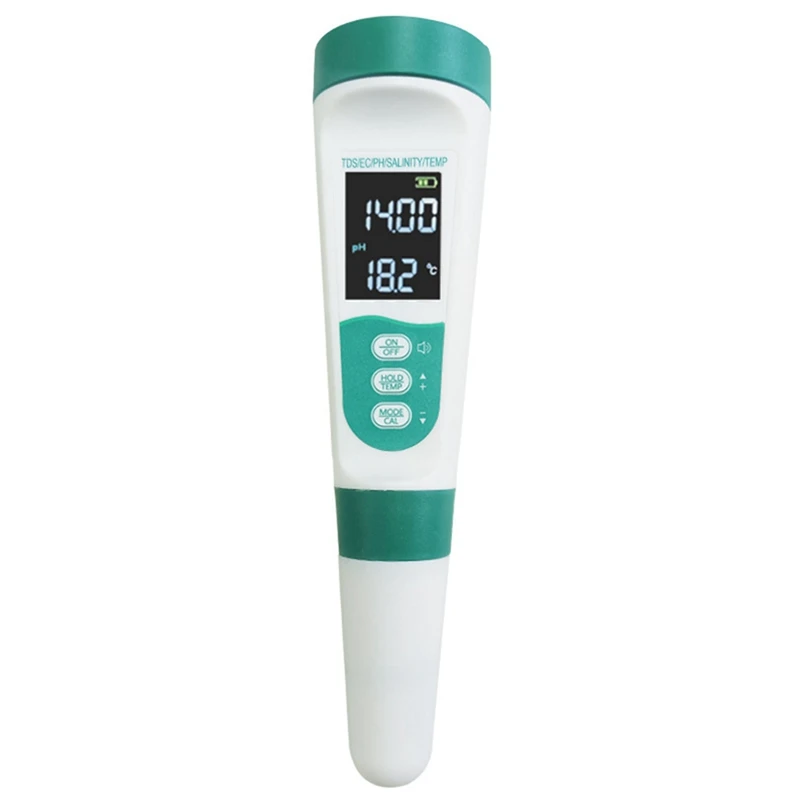 

Water Quality Test Pen Ph Meter Detector Tds Salinity Meter Voice Model EC Acidity Multi-Parameter Water Quality Tester