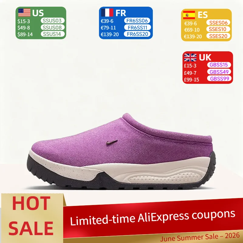 

Nike ACG Rufus: Soft, Minimalist, Comfortable, Non-Slip, Durable Low-Top Outdoor Performance Shoes (Unisex, Purple) HJ4334-500