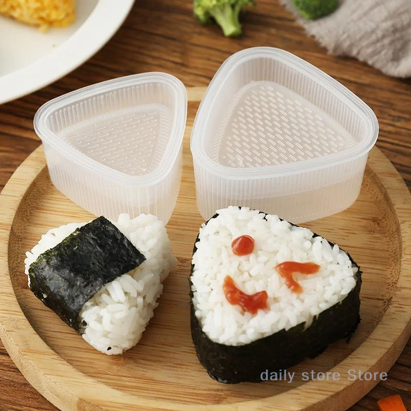 Sushi Form Dreieck Kunststoff Sushi Onigiri Maker Form Onigiri Form Set Küche Gadget Material Transparent Bento Zubehör