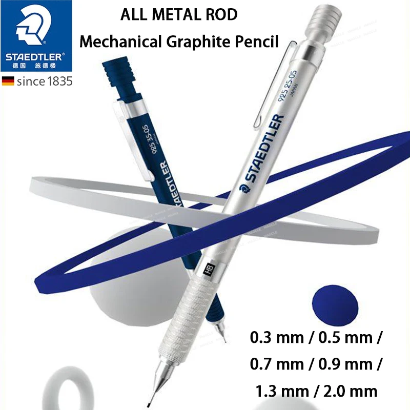 

Staedtler Pro Mechanical Pencil Aluminum Alloy Rod Japan Made Brass Nickel Plated Tip, Architect Engineering Quality Stationery