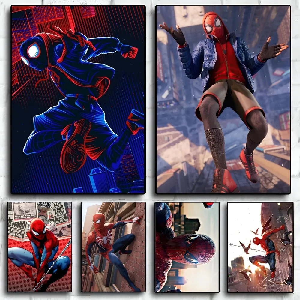 

s-spider-man Poster Paper Print Home Living Room Bedroom Entrance Bar Restaurant Cafe Art Painting Decoration