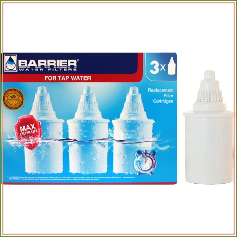 

3-Pack Water Filter Cartridges for Pitchers, 80-Gallon Capacity, Easy Install, Eco-Friendly