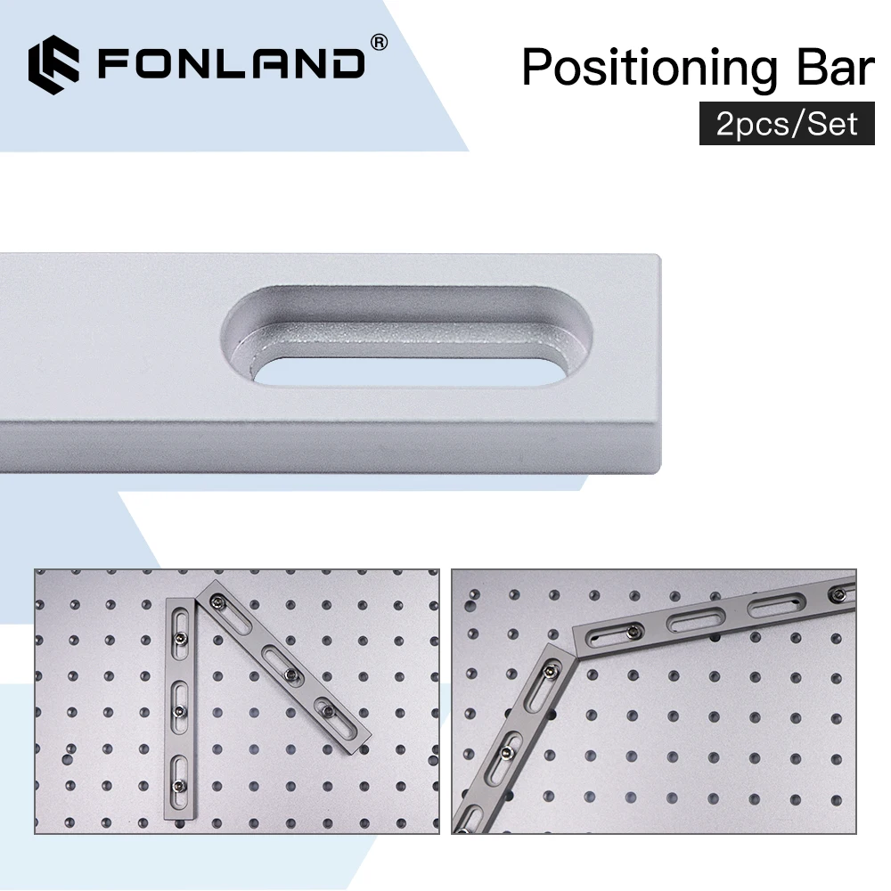 Установочный стержень Fonland 2 шт. 125*12 мм, фиксирующая лента с 4 винтами для волокна и Co2, маркировочная гравировальная машина