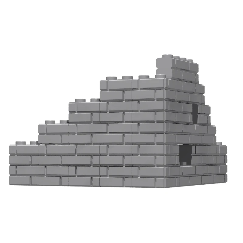 100Pcs Building Block Third-party Parts Compatible With 98283/15533 Brick, Modified With Masonry Profile