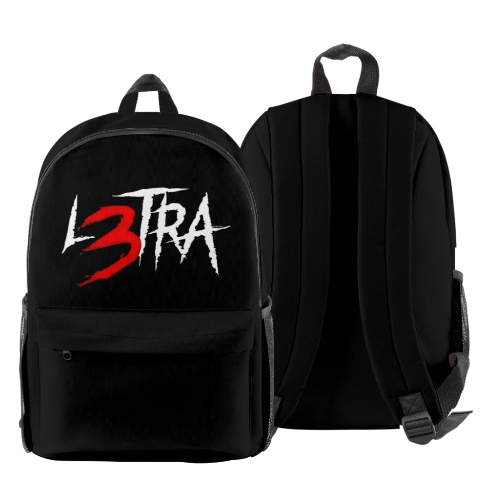 Luar La L Merch L3TRA Backpack Women Men Shoulders Bag Casual Streetwear Daypack Unisex Travel Bags