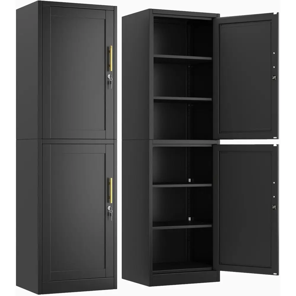 

Металлический шкафчик, высокий узкий шкаф для хранения, 67-дюймовый H-блокирующий шкаф для документов, шкафчик для закусок, органайзер для школьного класса, спальни, G