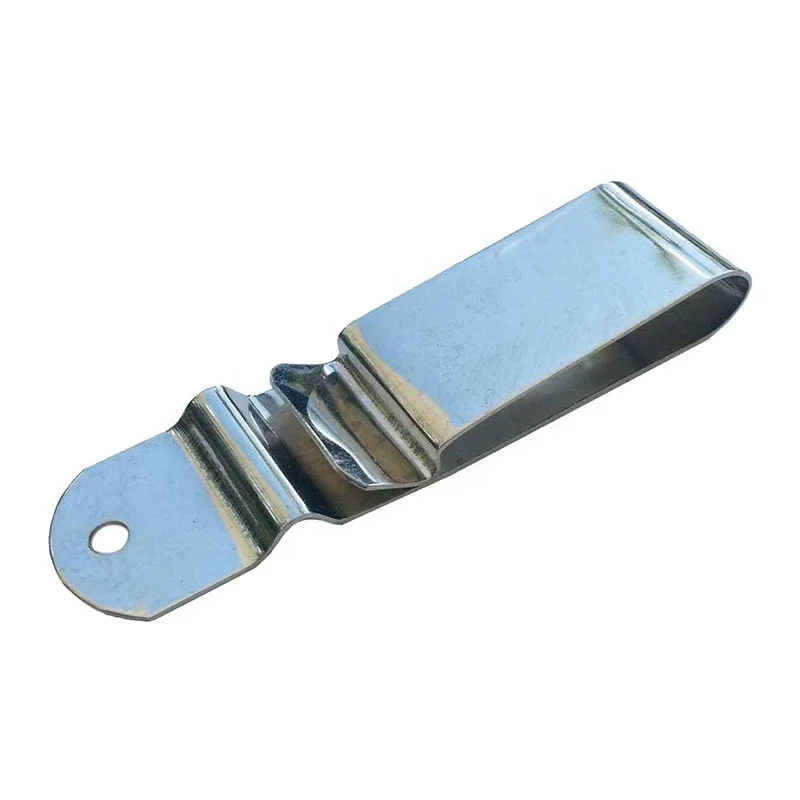 Custom Steel Belt Clips Holster, Metal Money Clip Fastener Clamps for Hardware Accessories