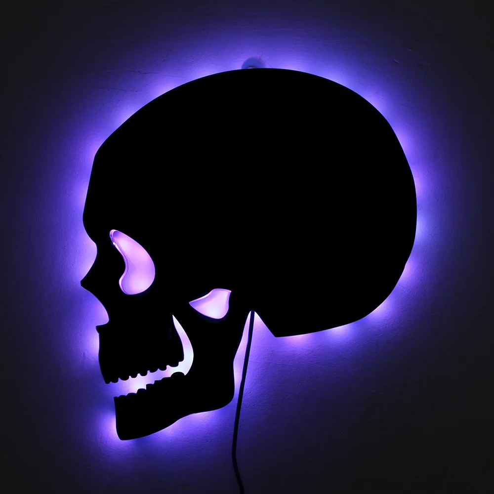 Skull Head Wall Mir…