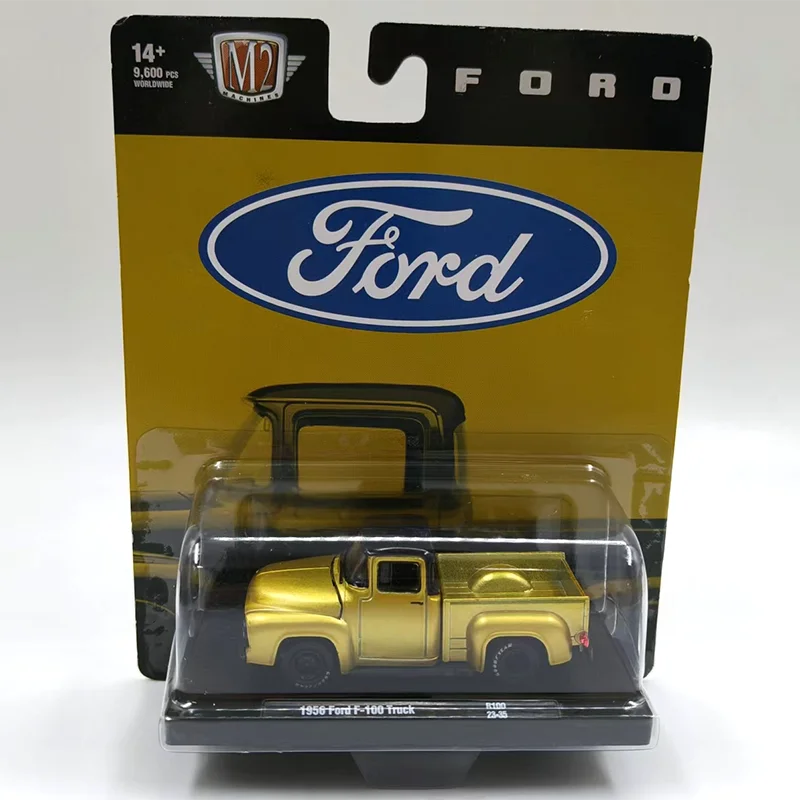 

M2 Diecast Alloy 1/64 1956 F-100 F100 Truck Car Model Adult Classic Collection Display Gift Boy Toy