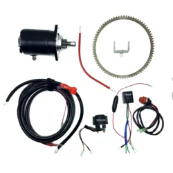 ELECTRIC START CONVERSION KIT FOR MERCURY TOHATSU OUTBOARD MOTOR M25 M30 & MORE 2 STROKE 25HP 30HP