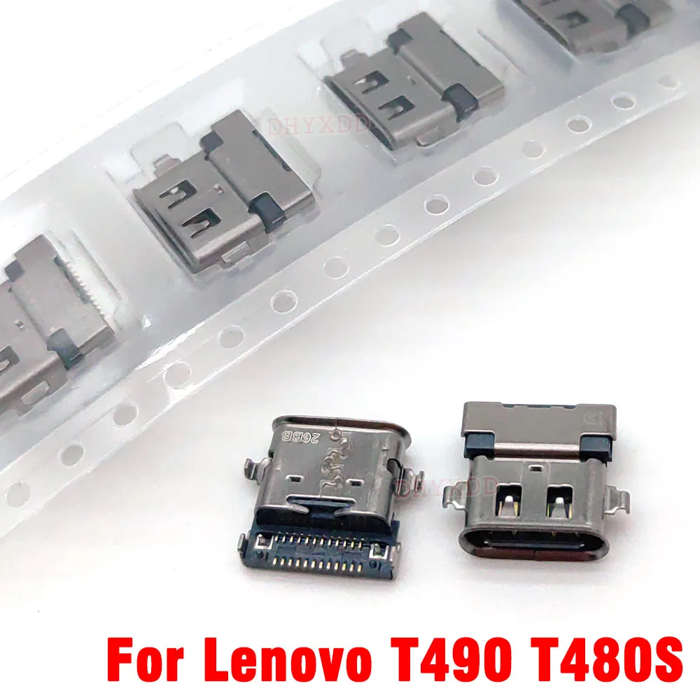 10pcs For Lenovo ThinkPad X280 X390 T490 T495 T480S T590 X1 L13 Carbon 6th Gen DC Jack USB-C Type C Charging Port Connector