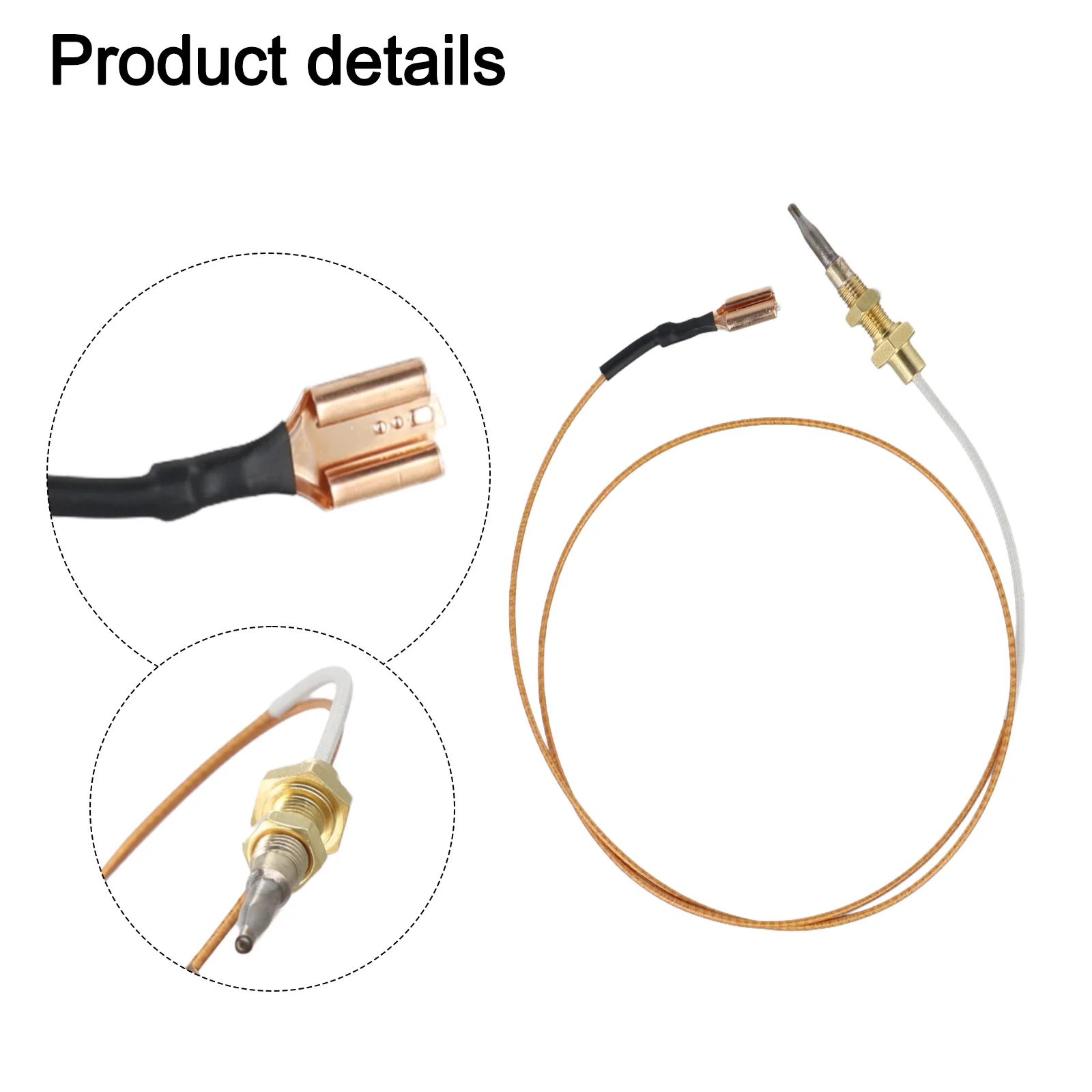 

thermocouple for gas stove surface 1200mm For Oven Hob Gas Sensor Temperature Probes Cooktop Parts Home Appliances Kitchen Tools