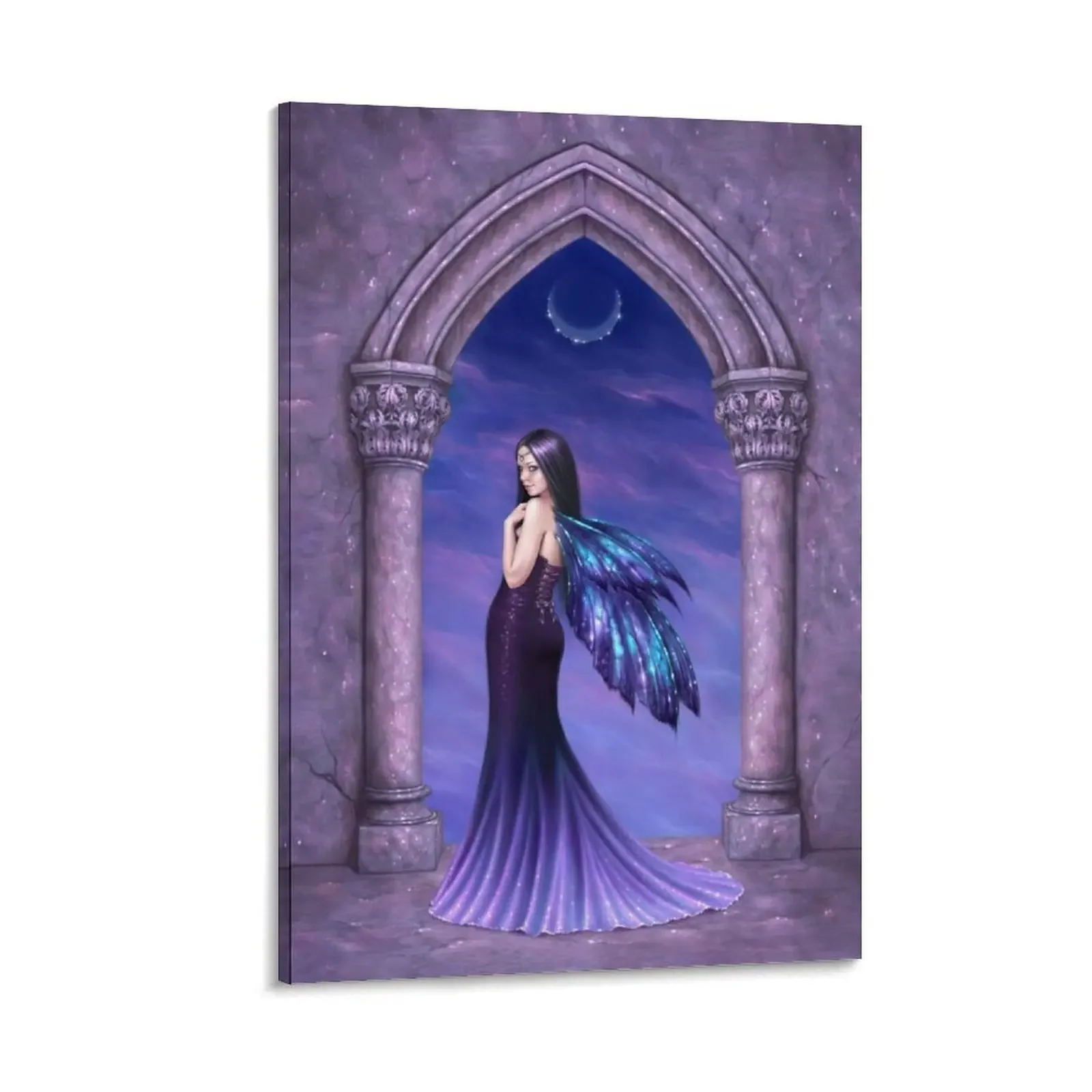 

Mystique Galaxy Wing Fairy Canvas Painting korean room decor room decors aesthetic Paintings for bedroom