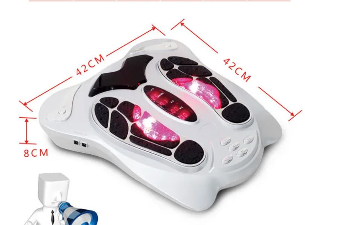 Electric Foot Massager FIR Heating Anio Electromagnetic Points Reflexology Feet Massage Machine Slimming Belt Electrode Patch