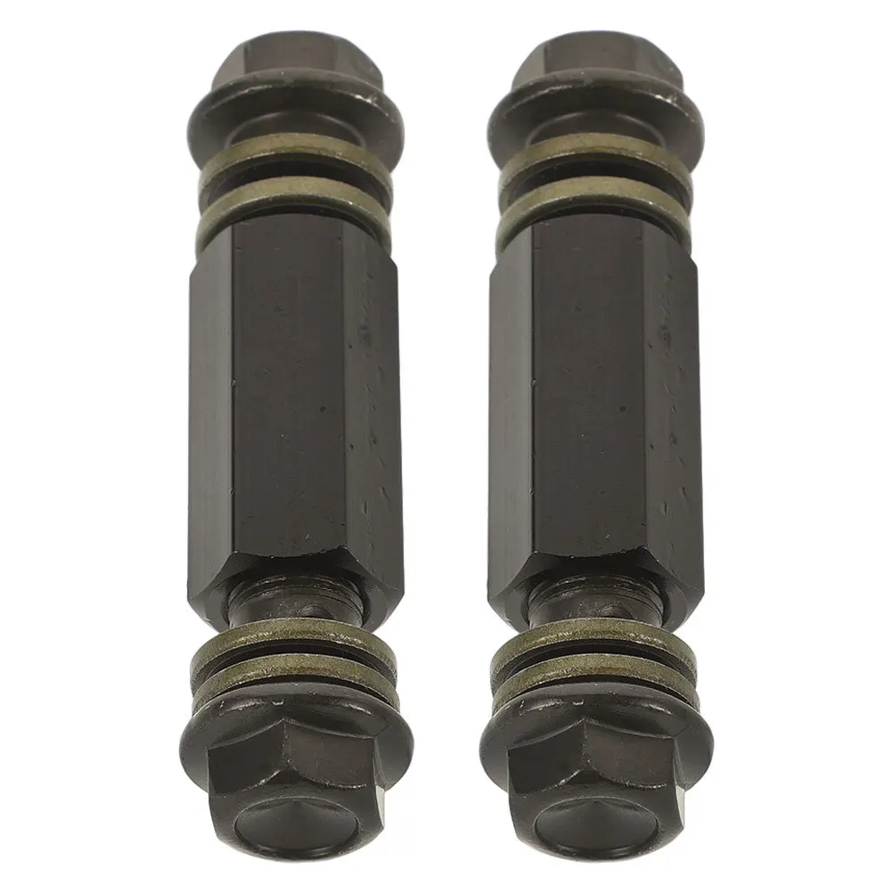 

2Pcs Motorcycle Brake Hose Fittings Front Brake Line Extension Kit High-Pressure Resistant Metal Design for Smooth Fluid Flow