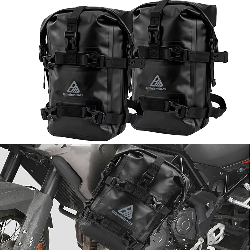 2PCS Multifunctional Bumper Bag For BMW R1200GS HONDA Suzuki DL650 V-Strom Motorcycle Accessories Frame Crash Bars Bag