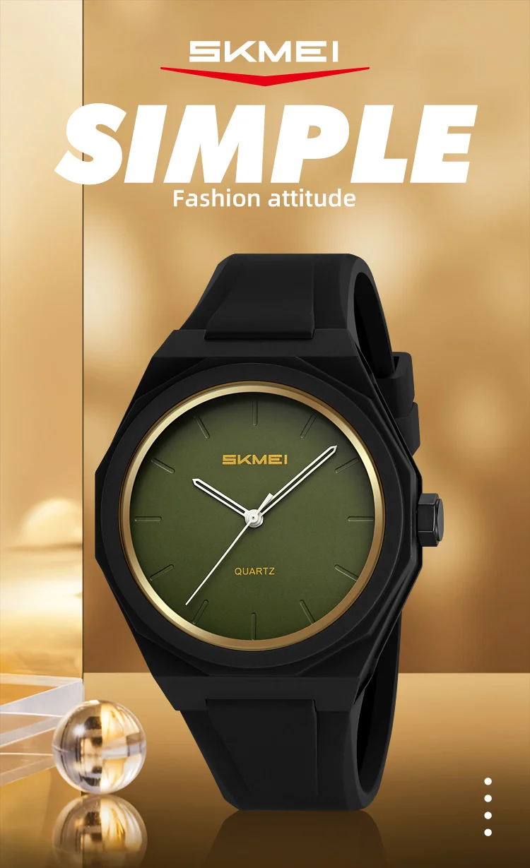 SKMEI 2470 مقاوم للماء الرياضة هلام السيليكا الفرقة ساعة بسيطة رجالي ساعات المعصم موضة الهاتفي ساعة كوارتز دائرية عادية للرجال