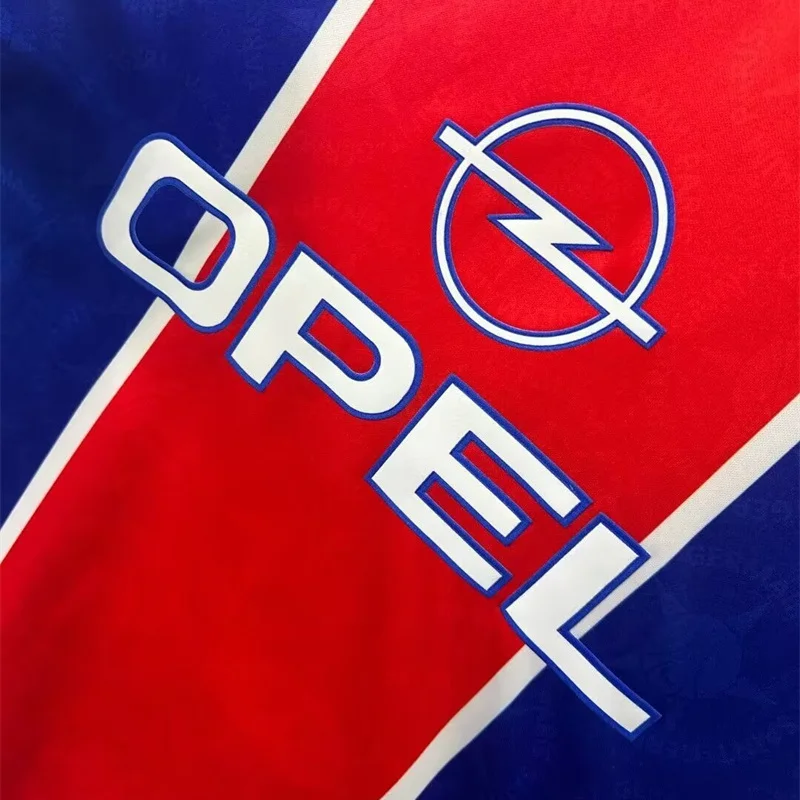 قميص كرة قدم رجالي بتصميم كلاسيكي لموسم 995-996 لنادي باريس سان جيرمان، زي رياضي بأكمام قصيرة #5