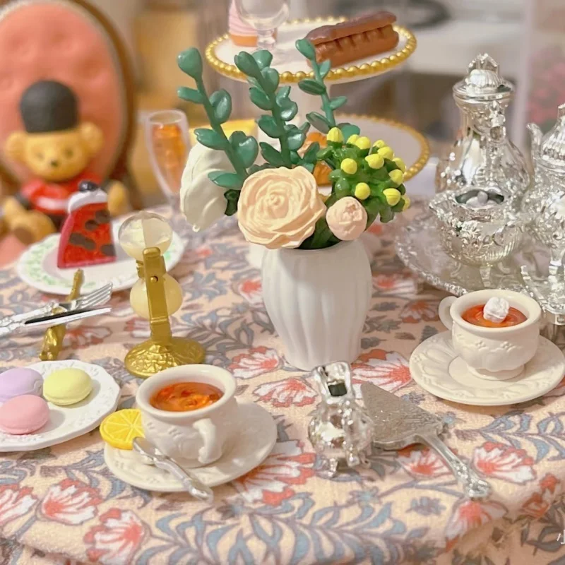 Boîte d'ornement de gâteau Miniature, histoire mon secrète du thé de l'après-midi, Collection de jeu comestible, boîte aveugle de Figurine authentique, en Stock