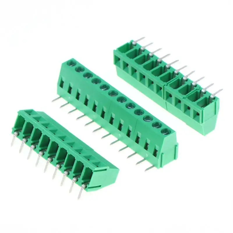 5PCS DG128R 5.0mm 2-12P RIGHT ANGLE PCB UNIVERSAL SCREW TERMINAL BLOCKS KF128R MKDSFW 1,5/ 2 PHOENIX DEGSON MB312 WJ128R