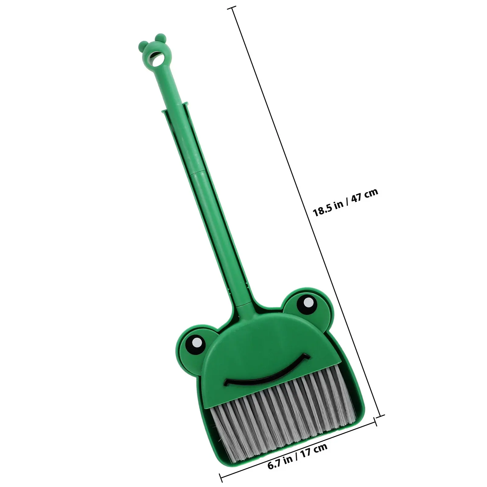 1Set Soft Bristle Broom and Dustpan Set Lightweight Safe Kids Cleaning Tools Parent Child Housekeeping Play Pretend Cleaning