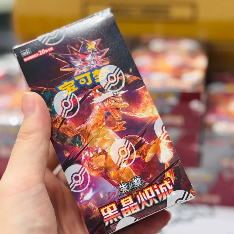 

В наличии Оригинальная карточная игра Ptcg Swap Упрощенный Алый и Фиолетовый Обсидиан Пламя 13.0 Дополнительный пакет Happy Deck Altaria Card