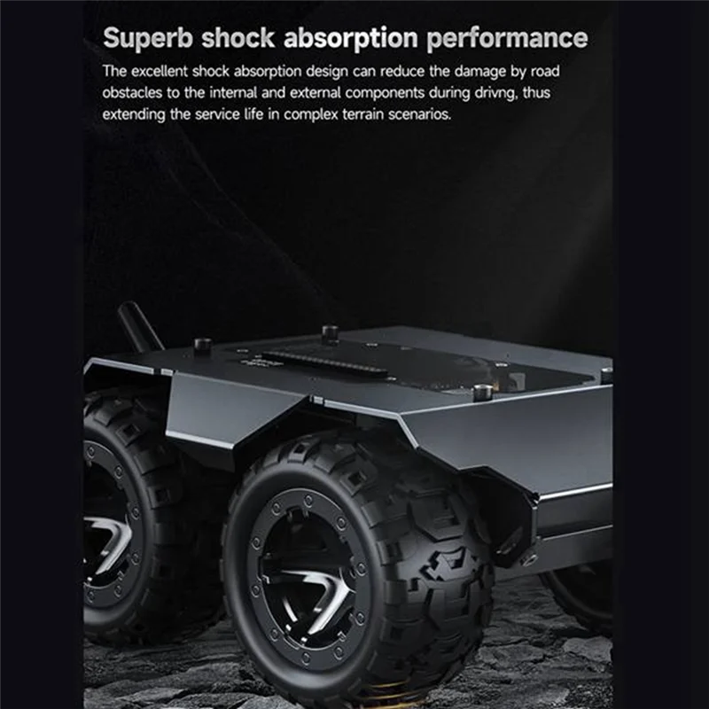 N82R WAVE ROVER 4WD Mobile Robot Chassis Kit Forraspberry Pi Car, Expandable Andflexible Design Forrobotics Enthusiasts UK Plug
