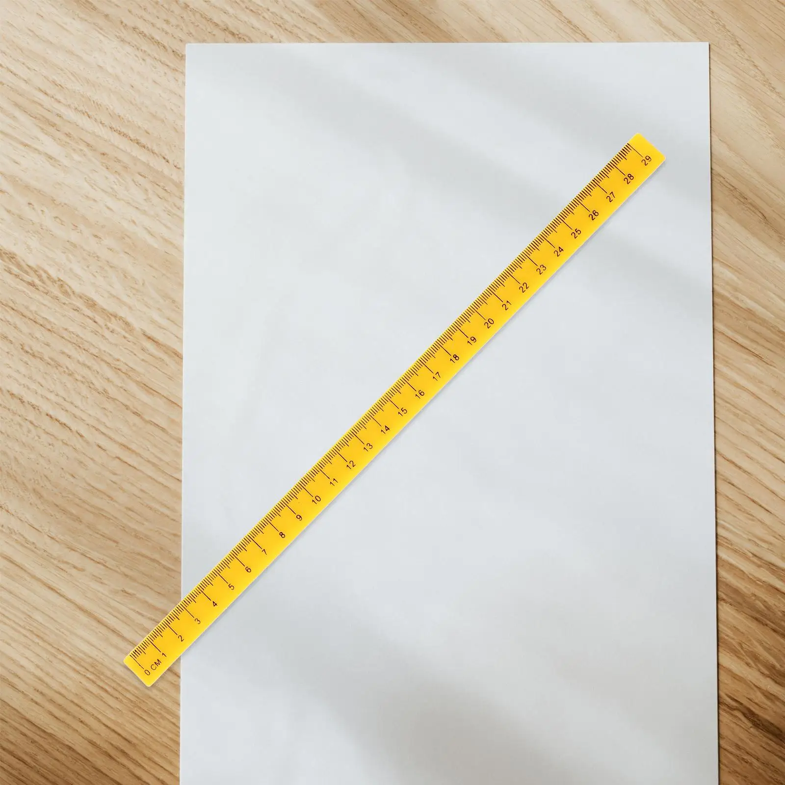 5pcs Magnetic Rulers 29cm Plastic Straight Edge for Children Drawing Board Students Measuring Tools Storage Classroom